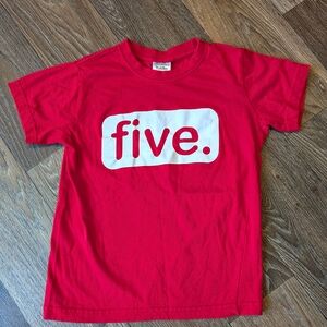 Toddler Red Graphic Tee by Good Lad